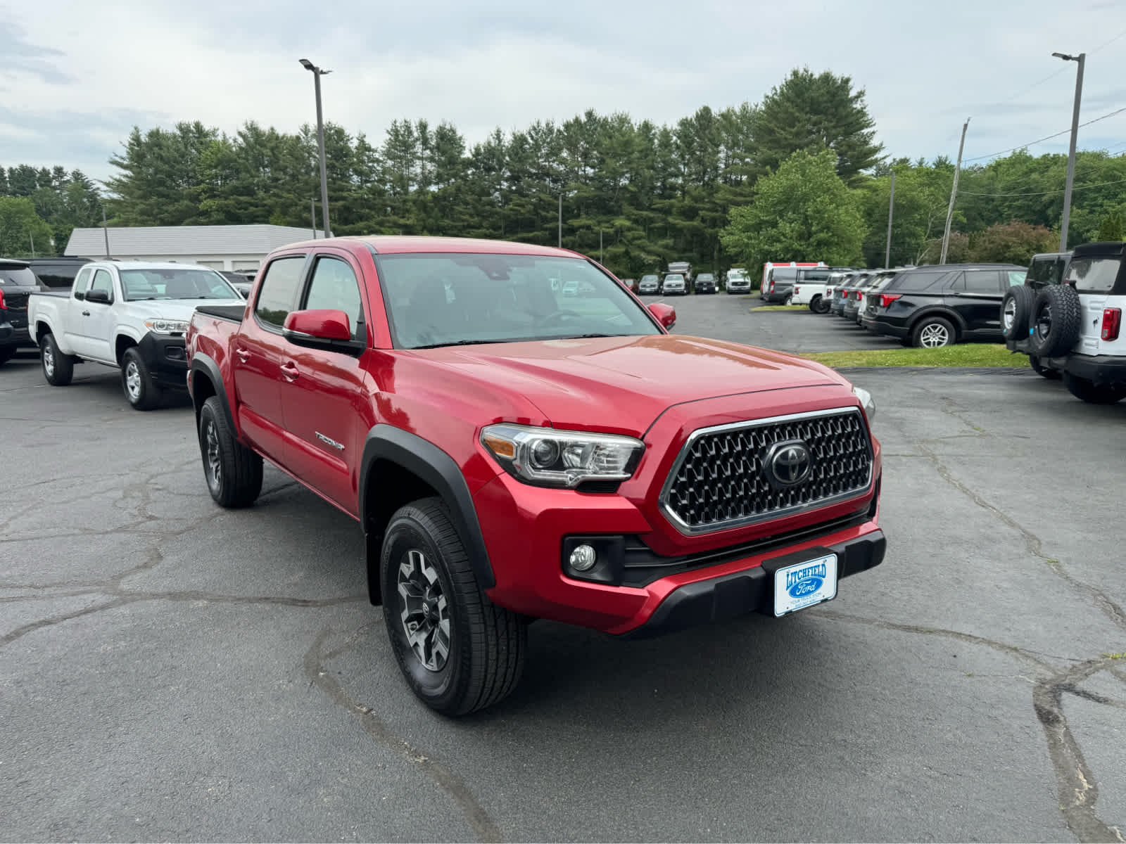 Certified Used 2019 Barcelona Red Metallic Toyota TRD Off Road image 8