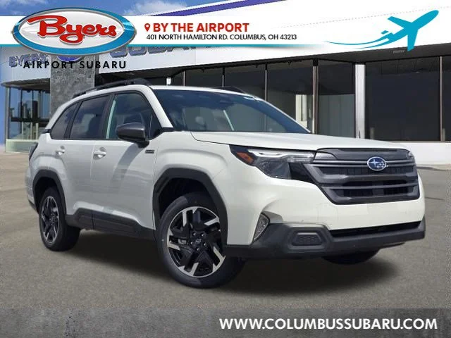 New 2026 Crystal White Pearl Subaru Premium Hybrid image 1