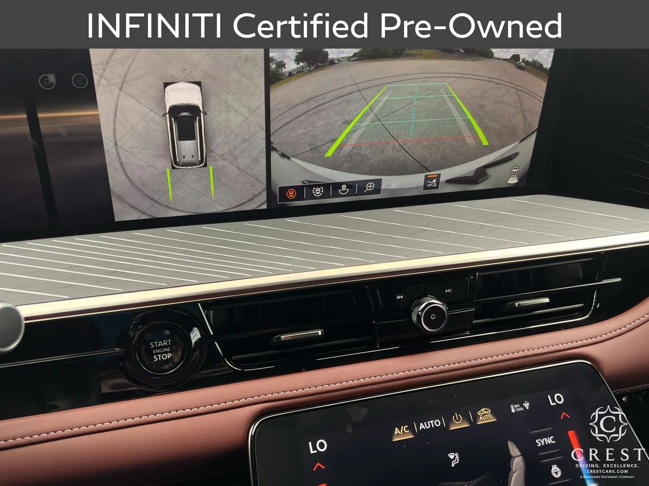 Certified Used 2026 Radiant White Black Obsidian INFINITI AUTOGRAPH image 19