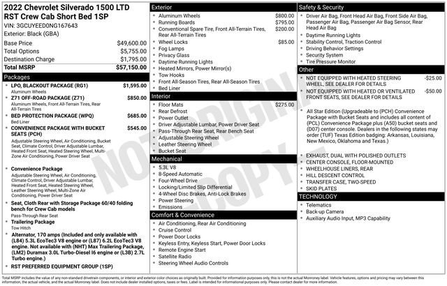2022 Chevrolet Silverado 1500 RST 4X4 Crew Cab Short Box's photo