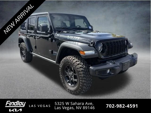 Used 2025 Black Jeep Willys 4xe image 3