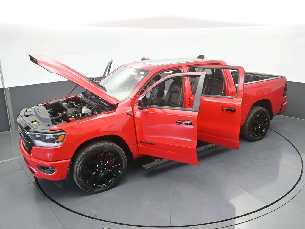 Used 2023 Flame Red Clearcoat Ram Laramie image 73