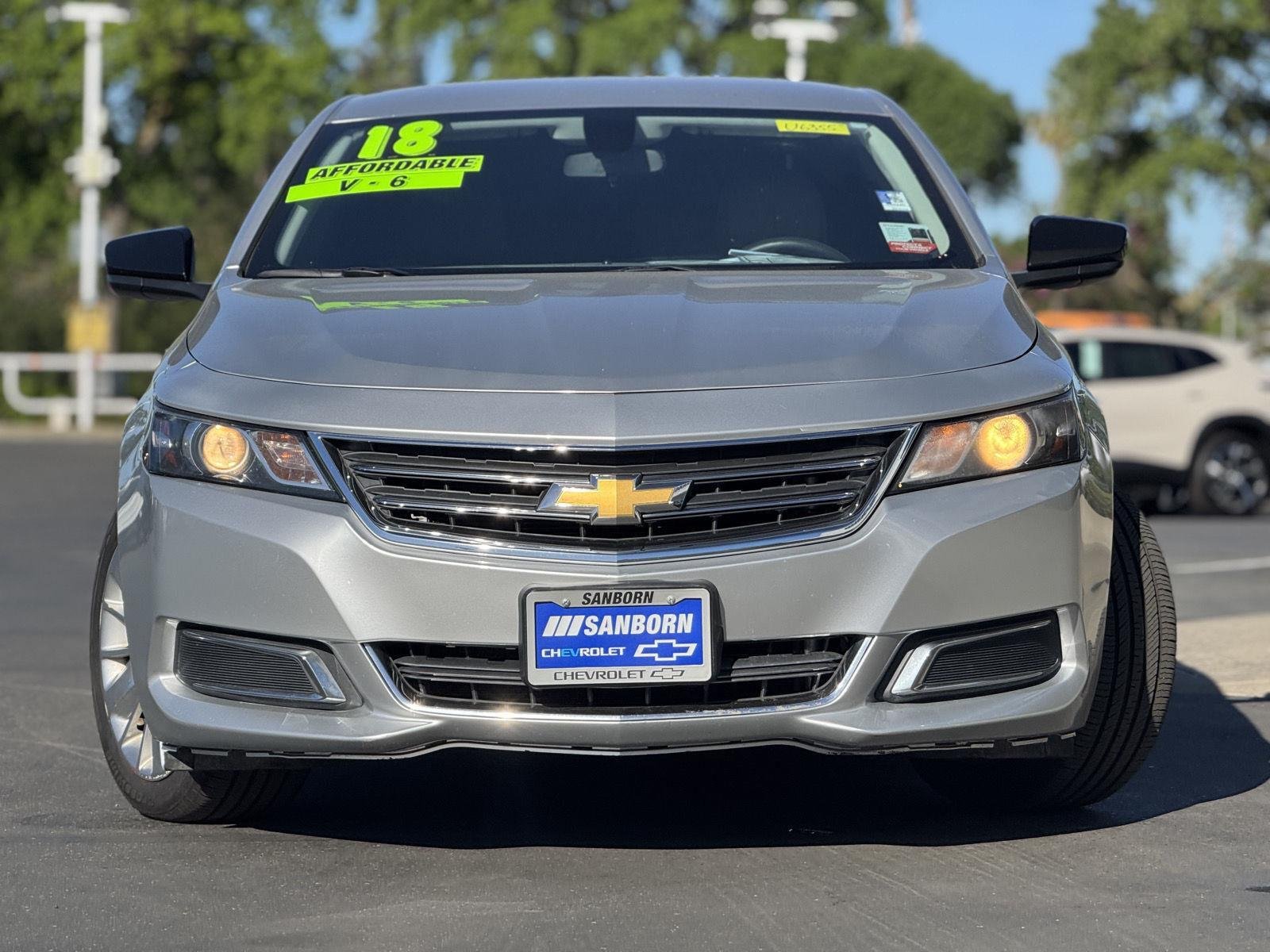Certified 2018 Chevrolet Impala 1FL with VIN 2G11X5S38J9156291 for sale in Lodi, CA