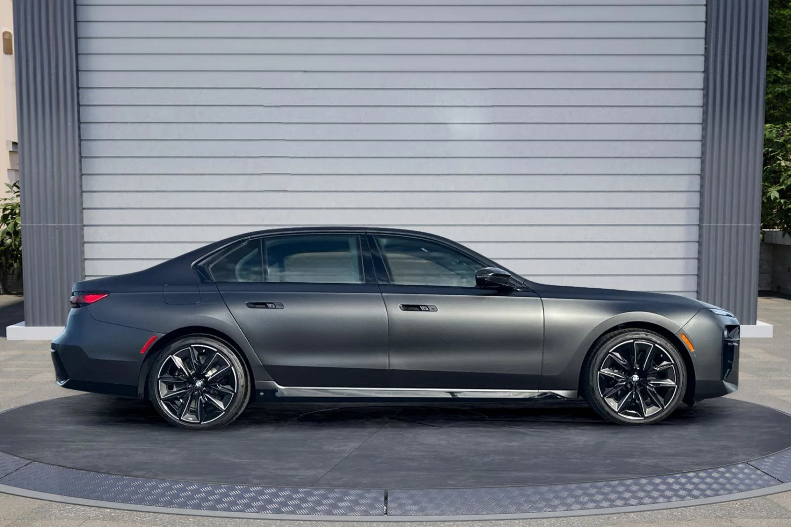 New 2026 Frozen Deep Grey Metallic BMW 740i image 3