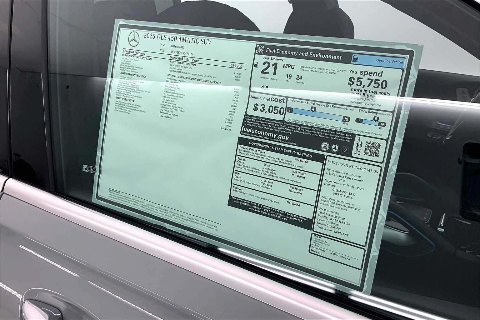 New 2025 MANUFAKTUR Alpine Grey Mercedes-Benz GLS 450 image 26