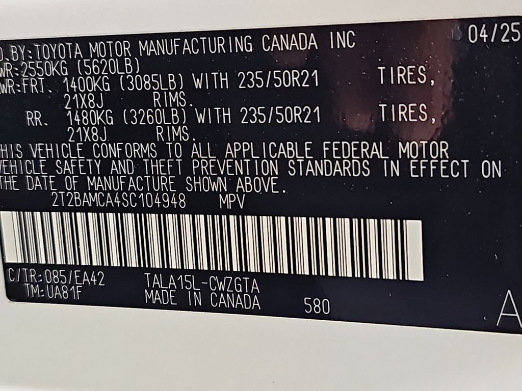Certified Used 2025 White Lexus 350 Premium image 37