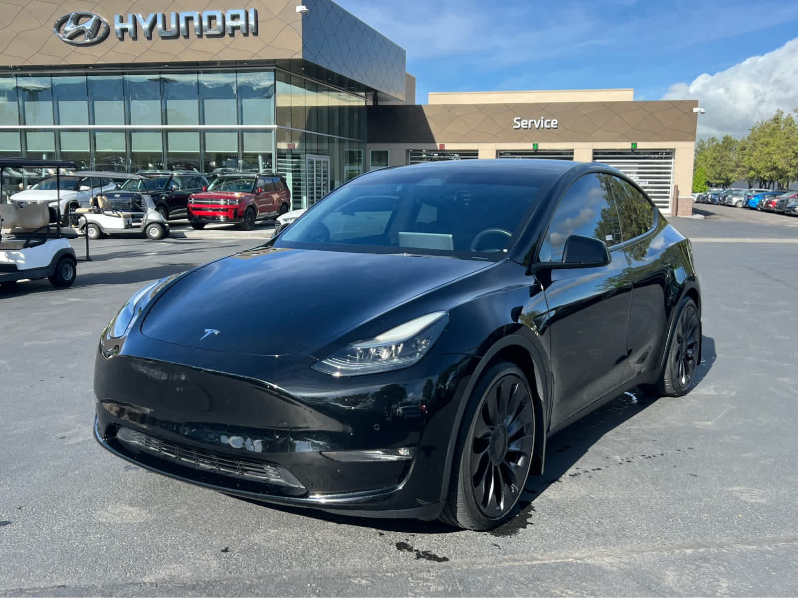 Used 2022 Tesla Model Y Performance with VIN 7SAYGDEF5NF552303 for sale in Lindon, UT