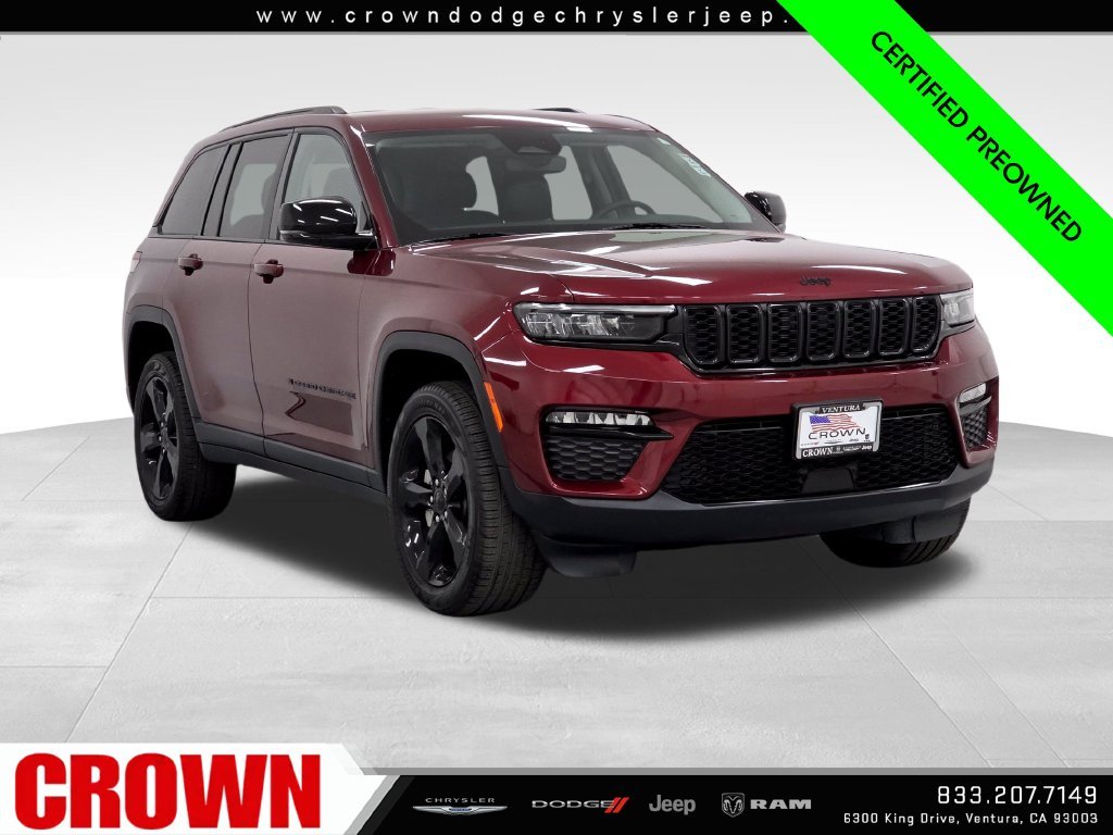 Certified Used 2024 Red Jeep Limited image 1