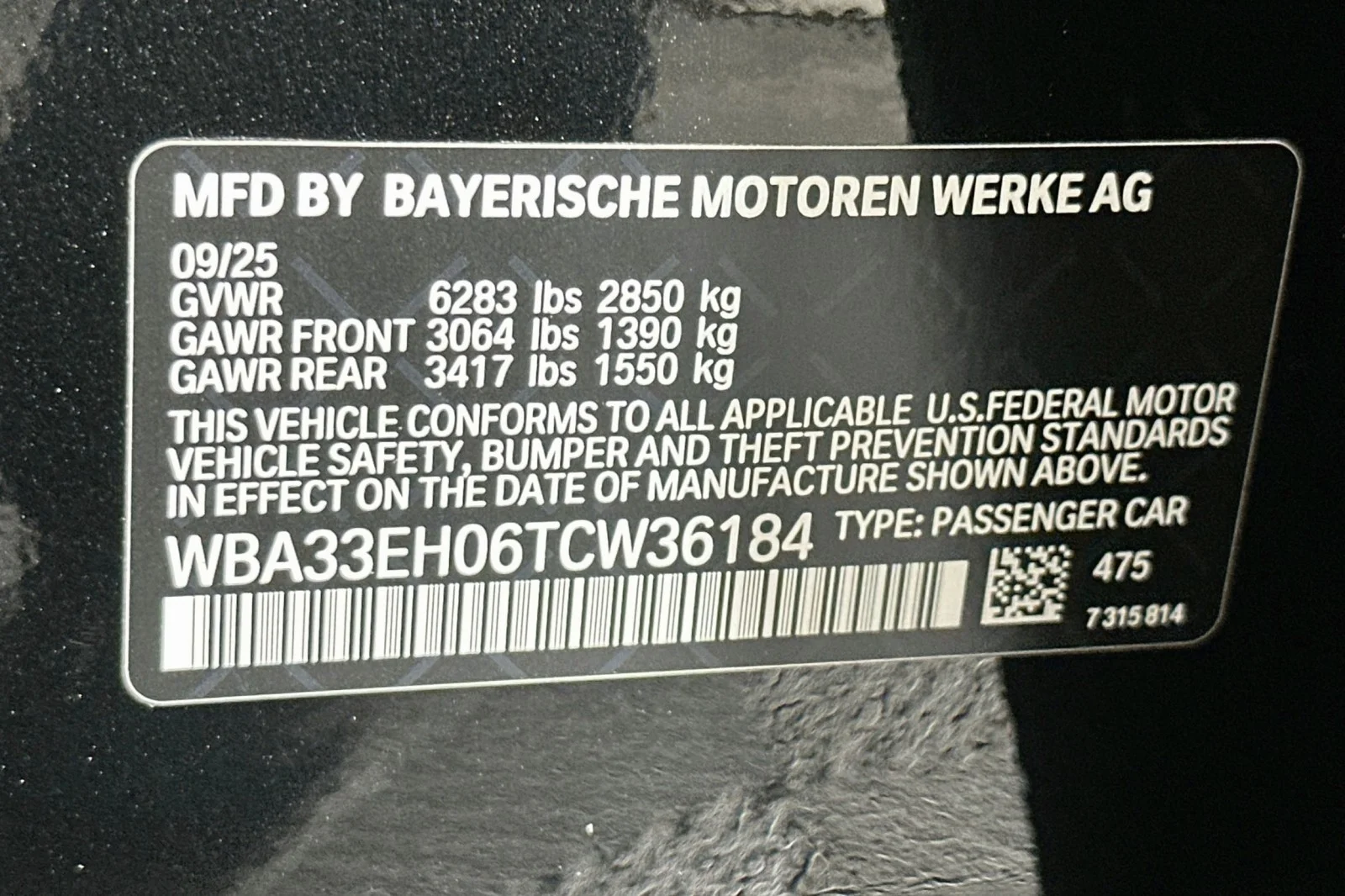 Used 2026 Black Sapphire Metallic BMW 740i xDrive image 24