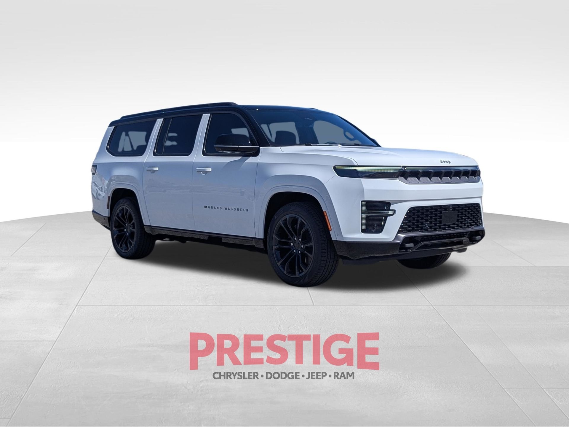 New 2026 Bright White Clear-Coat Exterior Paint Jeep Summit Obsidian image 3