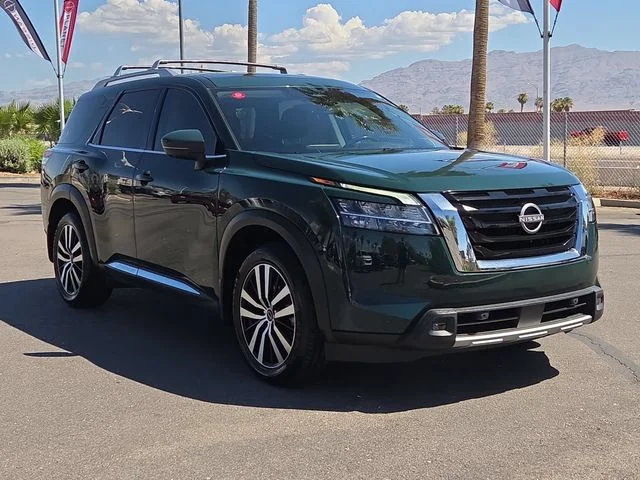Certified Used 2023 Green Pearl Nissan Platinum image 6