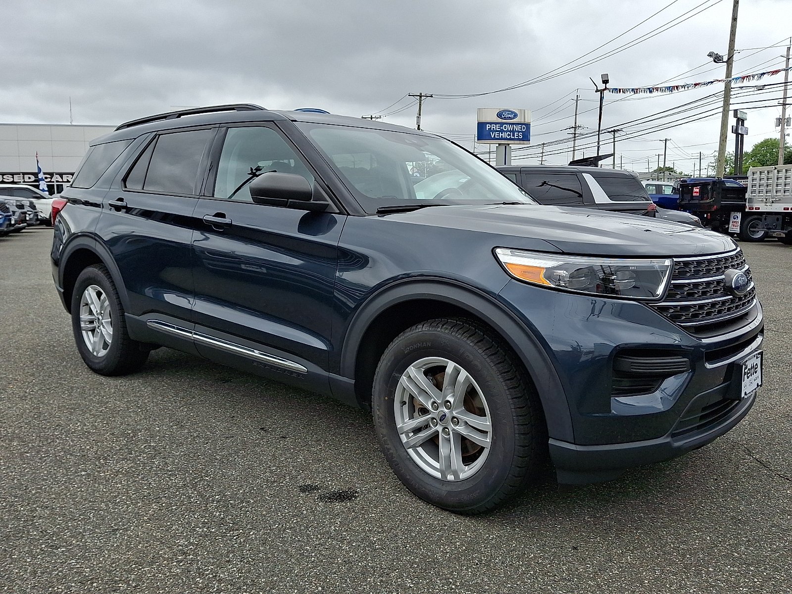 Used 2023 Stone Blue Metallic - C8 Ford XLT image 3