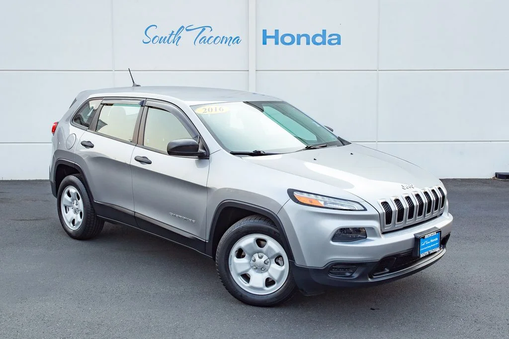 Used 2016 Jeep Cherokee Sport with VIN 1C4PJLAB0GW137587 for sale in Tacoma, WA