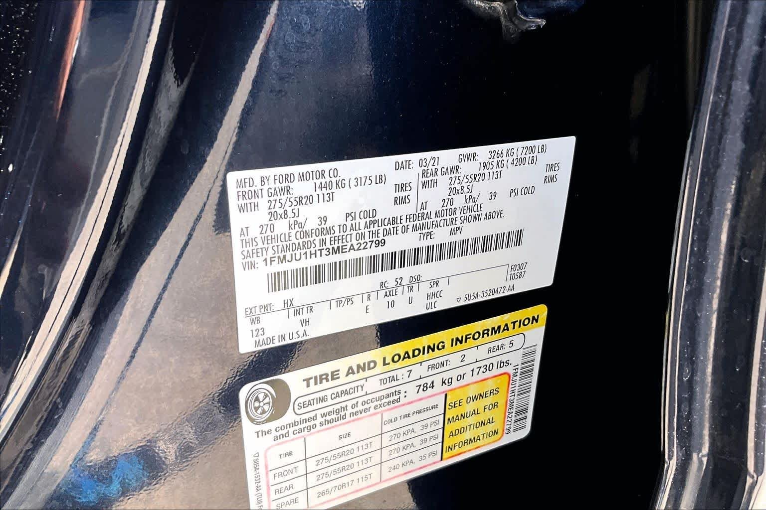 Used 2021 Blue Ford XLT image 34