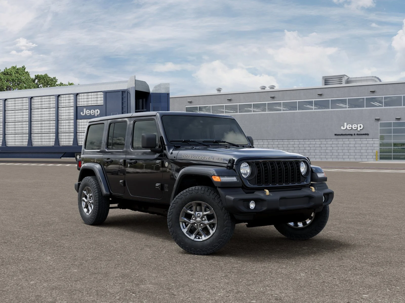 New 2026 Black Clear-Coat Exterior Paint Jeep 85th Anniversary Edition image 6