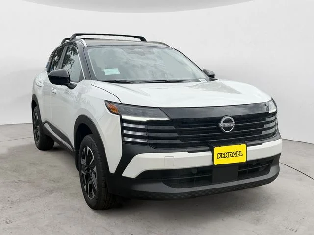 New 2026 Aspen White TriCoat / Super Black Two-tone Nissan SV image 2