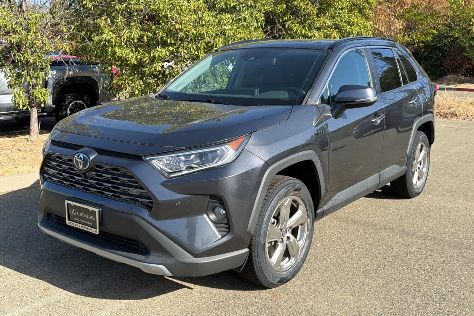Used 2021 Magnetic Gray Metallic Toyota Hybrid Limited image 1