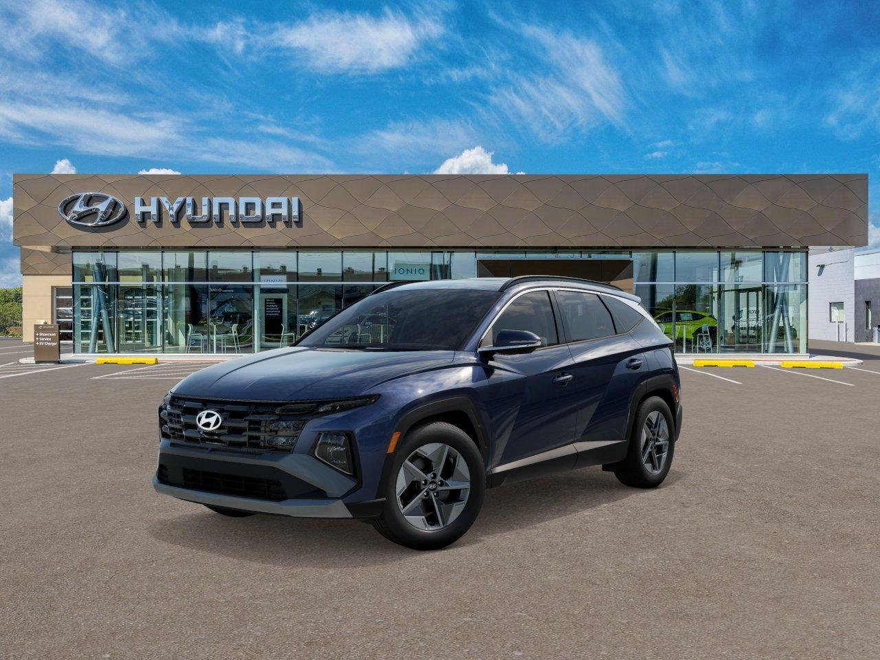 New 2026 Blue Hyundai SEL Premium AWD image 1