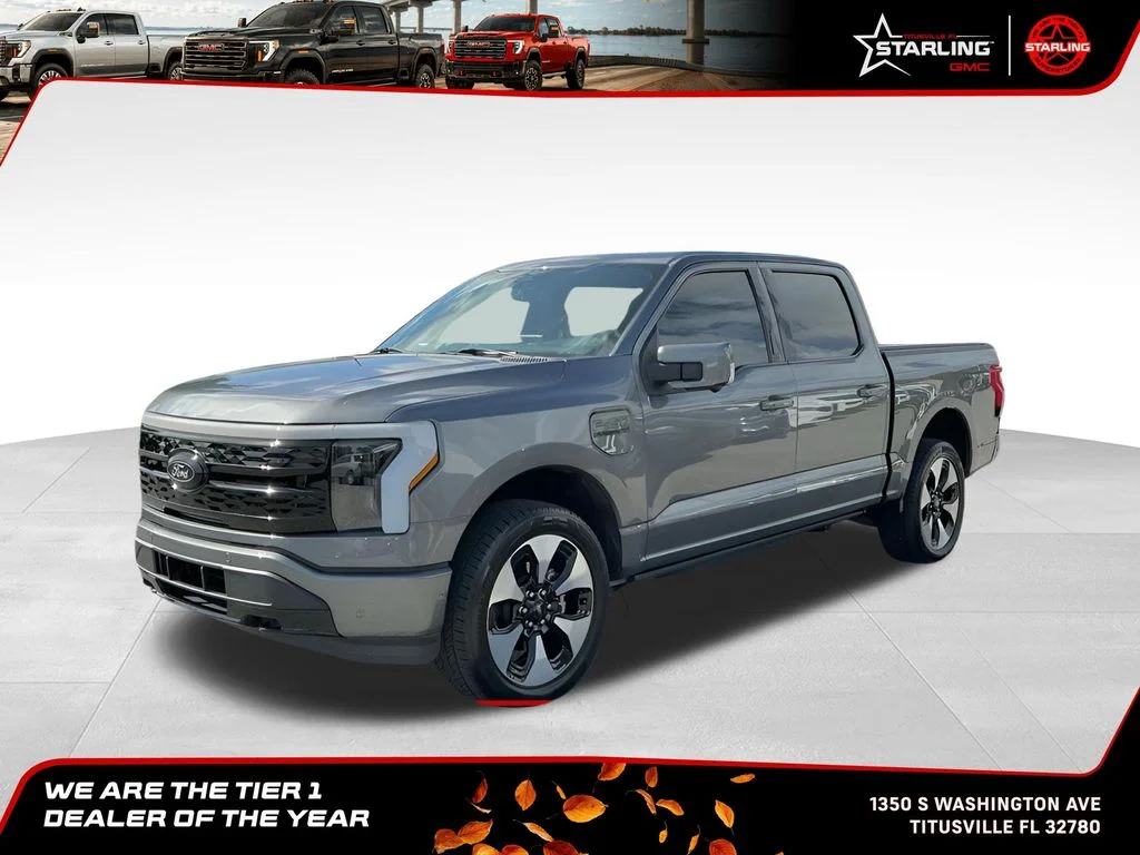 Used 2023 Gray Ford Platinum image 1