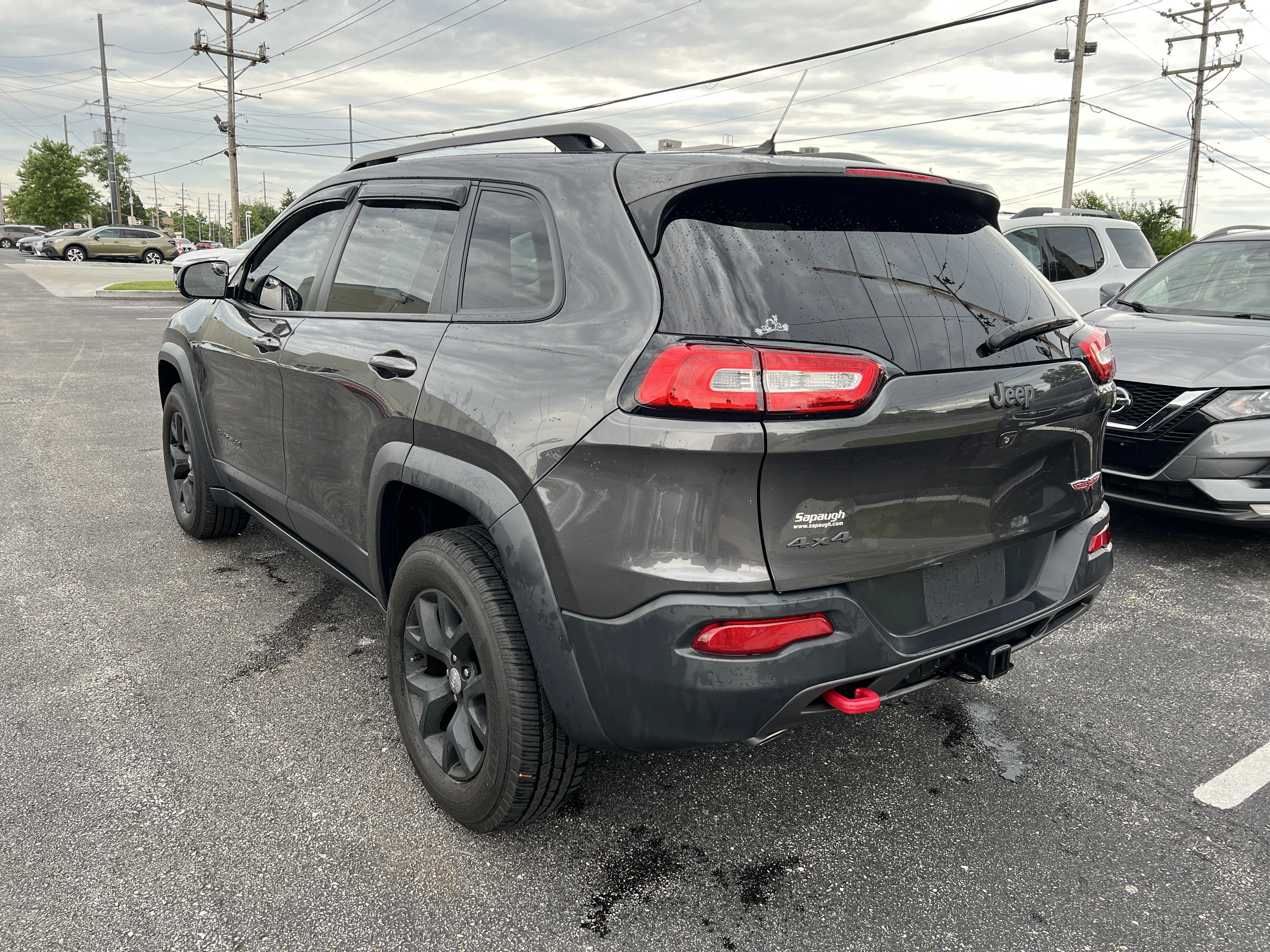 Used 2015 Granite Crystal Metallic Clearcoat Jeep Trailhawk image 5
