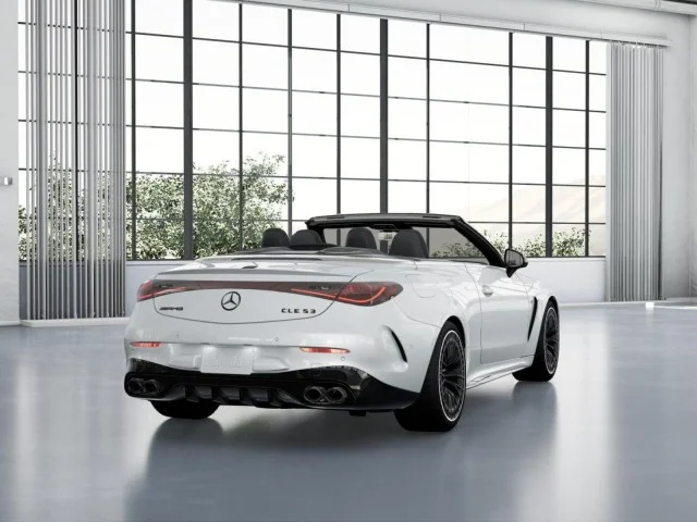 New 2026 MANUFAKTUR Moonlight White Metallic Mercedes-Benz AMG® CLE 53 4MATIC+ Cabriolet image 34