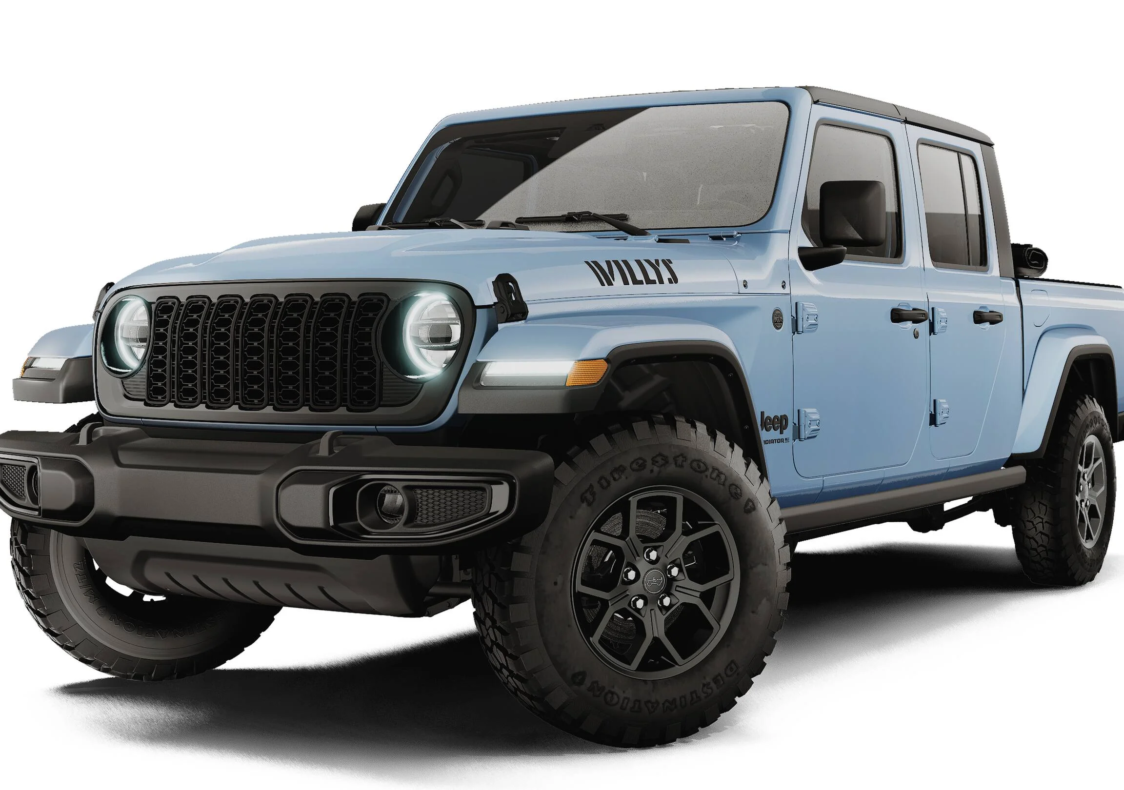New 2027 Anvil Clear-Coat Paint Jeep Willys image 1