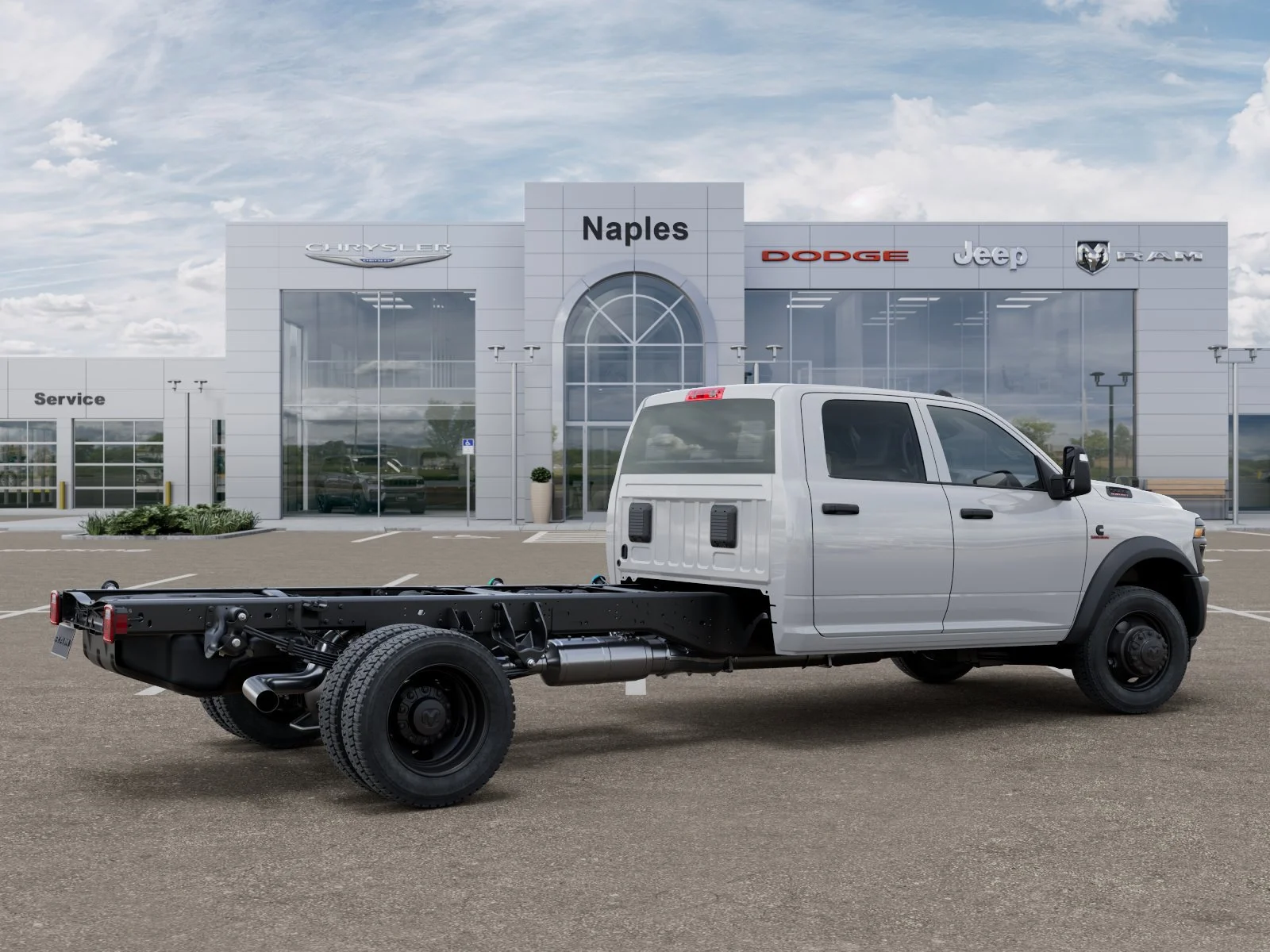New 2026 Bright White Clear-Coat Exterior Paint RAM Tradesman image 4