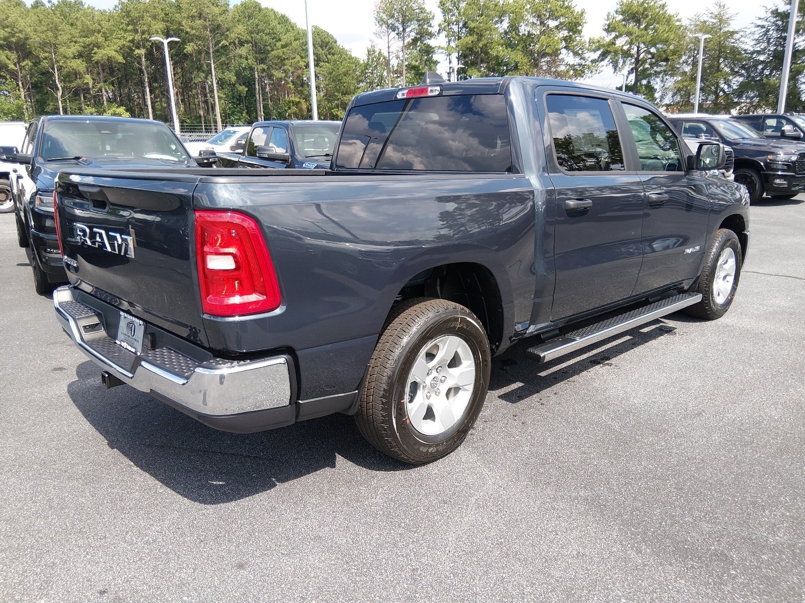 New 2026 Forged Blue Metallic Exterior Paint RAM Big Horn Crew Cab 4x2 5