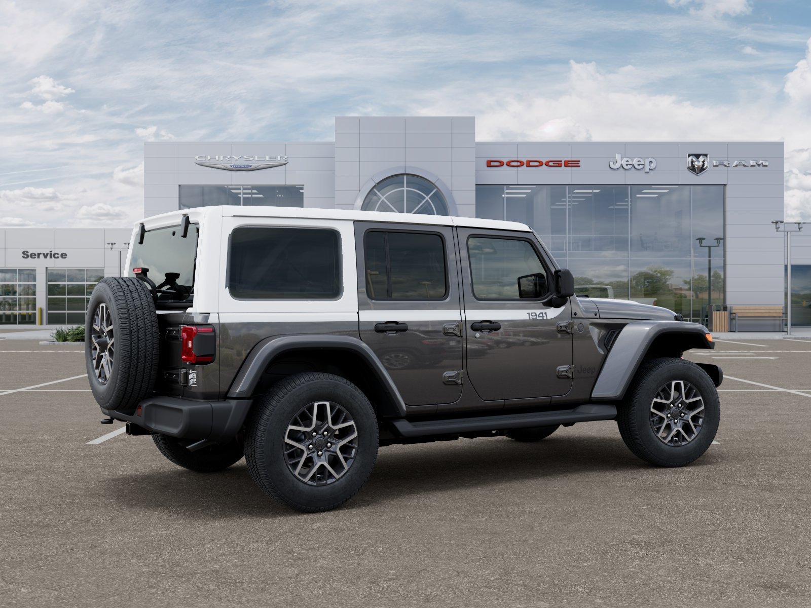 New 2026 Granite Crystal Metallic Clear-Coat Exterior Paint Jeep Sahara image 31