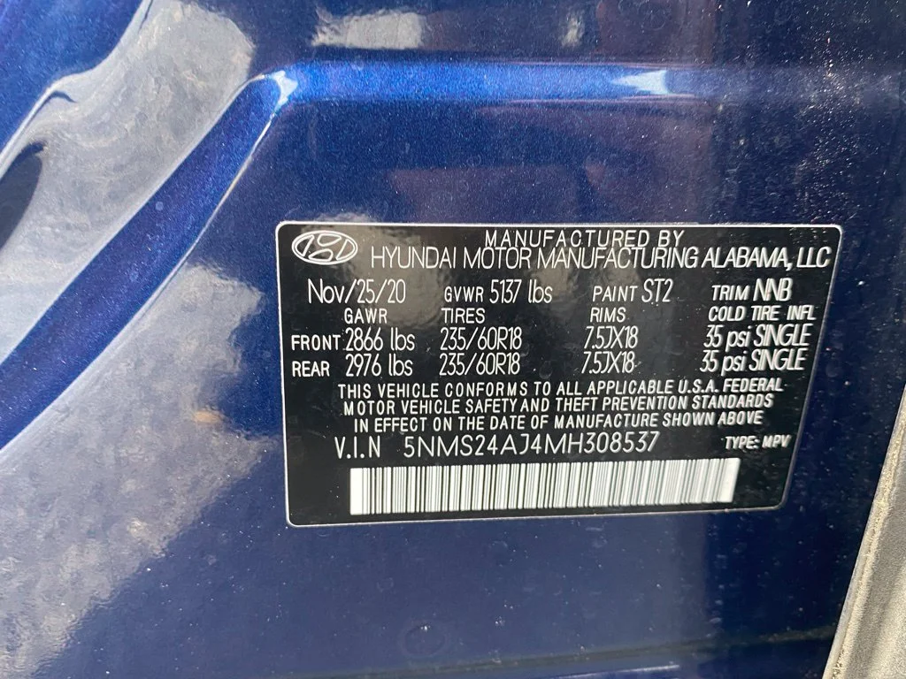 Used 2021 Blue Hyundai SEL image 18