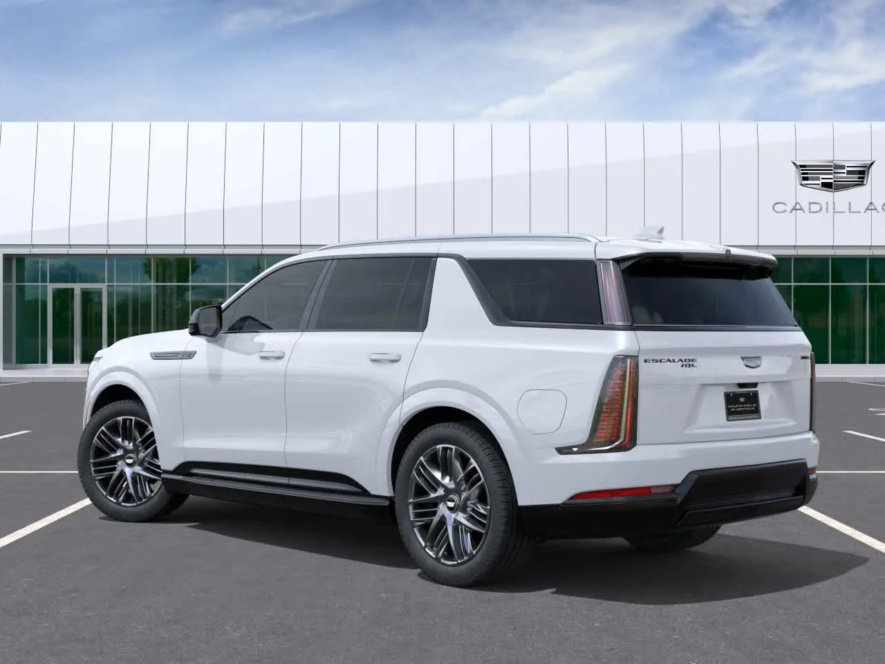 New 2026 Vibrant White Tricoat Cadillac Sport image 3