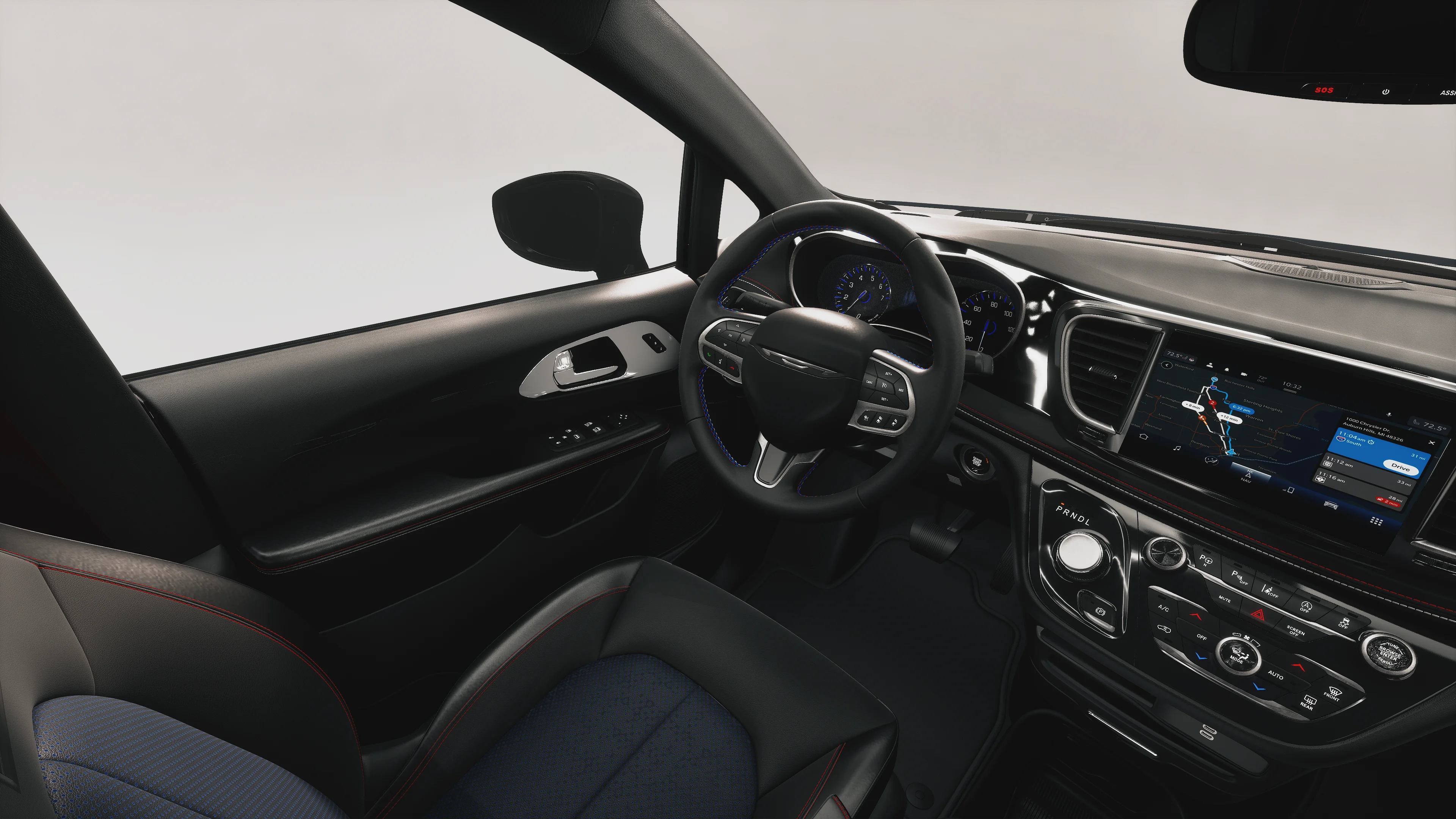 New 2027 Hydro Blue Pearl-Coat Exterior Paint Chrysler  image 8
