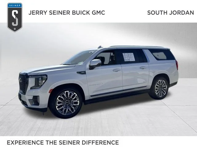 Used 2023 White Frost Tricoat GMC Denali Ultimate image 1