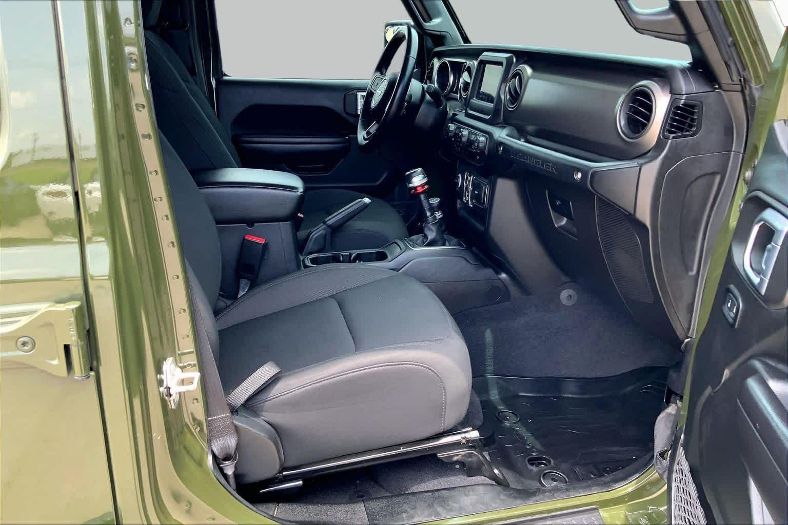 Used 2021 Sarge Green Clearcoat Jeep Unlimited Willys image 9