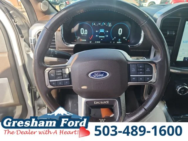 Used 2021 Oxford White Ford King Ranch image 23