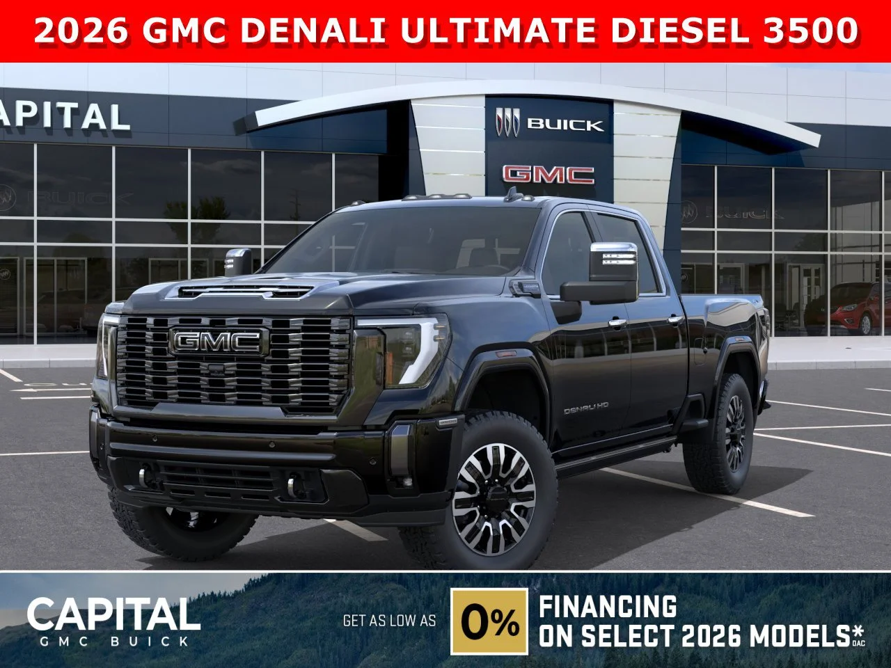 New 2026 ONYX BLACK GMC Denali Ultimate image 1