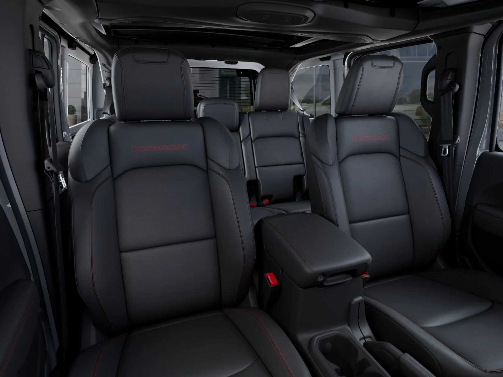 New 2026 Bright White Clear-Coat Exterior Paint Jeep Rubicon X 4-Door image 42