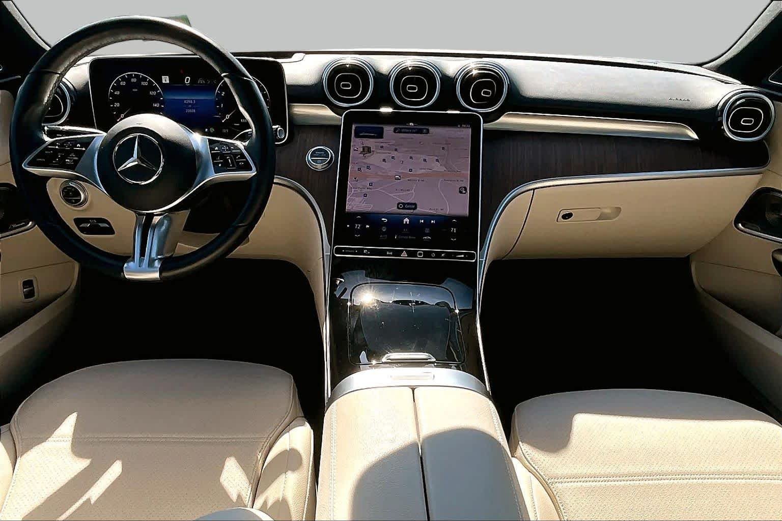 Used 2024 MANUFAKTUR Moonlight White Metallic Mercedes-Benz C 300 image 15