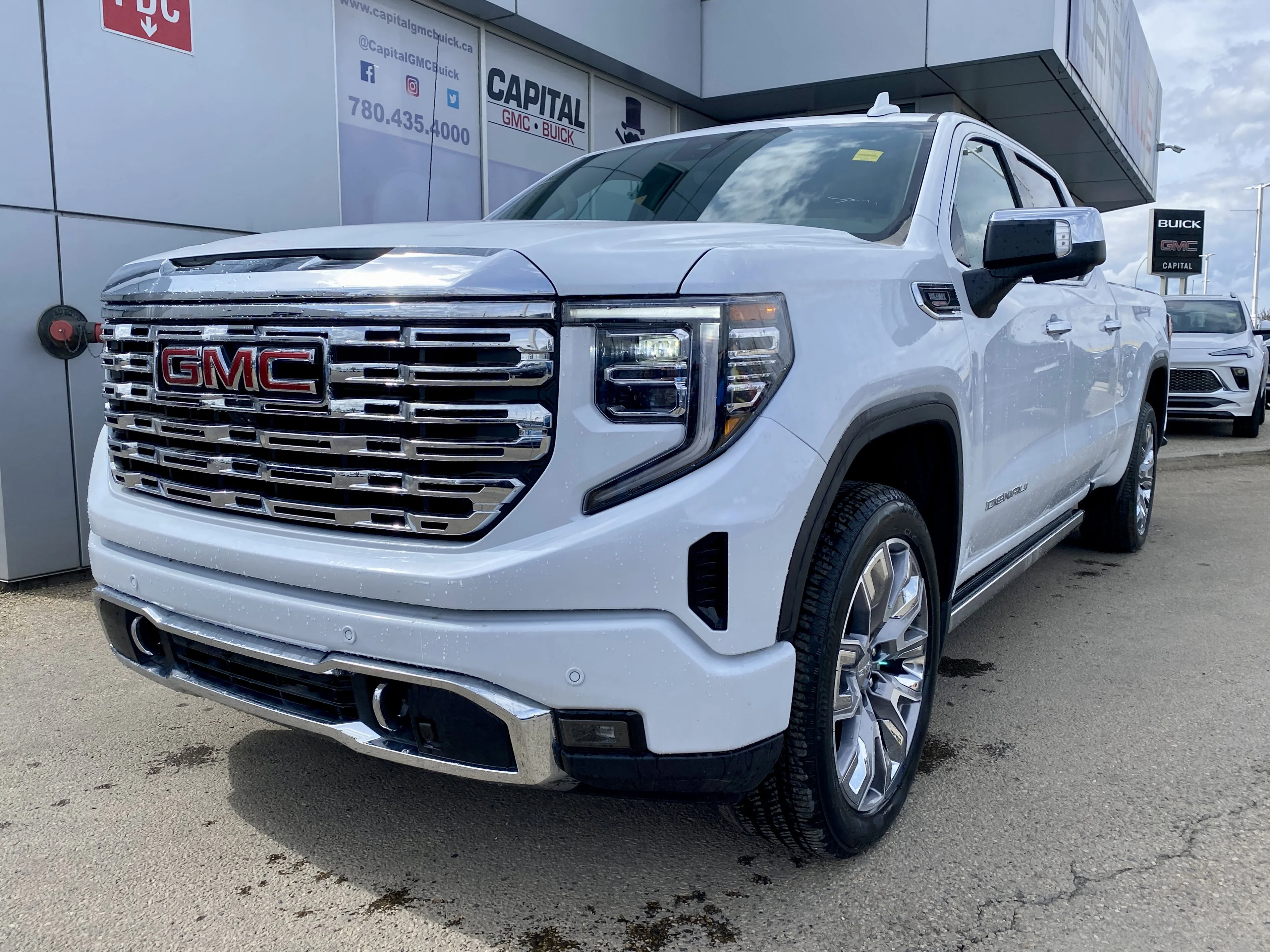 New 2026 GLACIER WHITE TRICOAT GMC Denali image 2