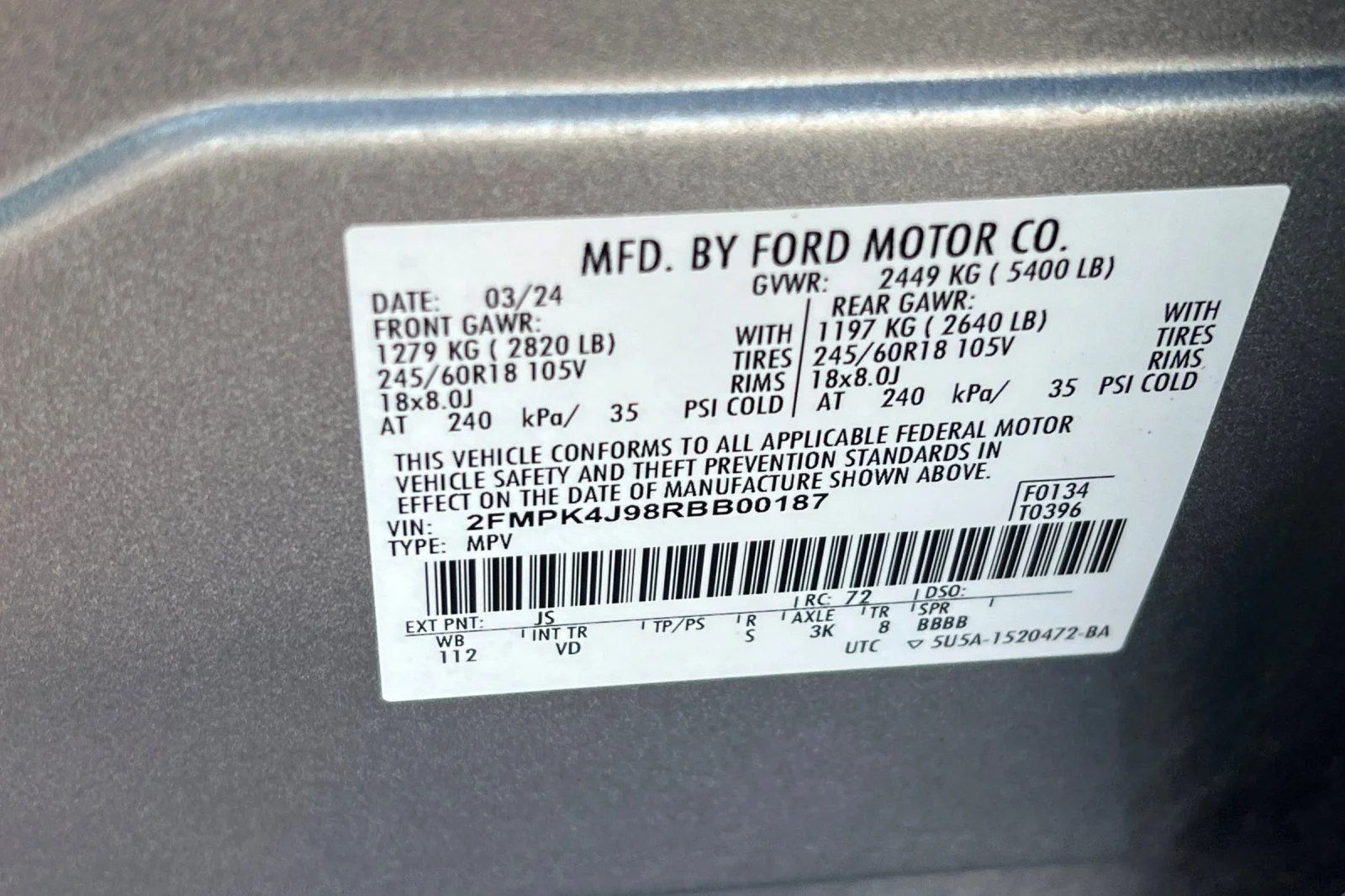 Used 2024 Silver Ford SEL image 26