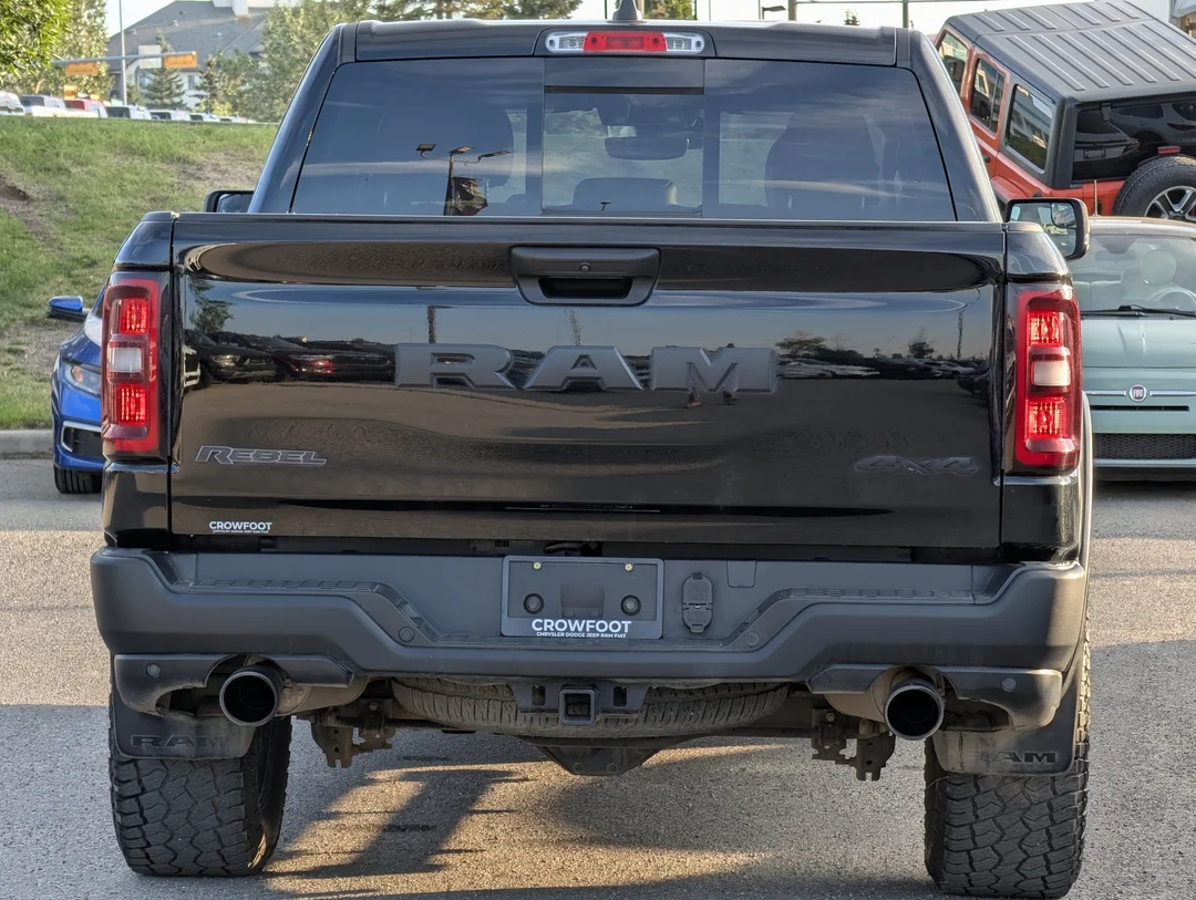 Used 2025 Black RAM Rebel - - Hurricane Twin Turbo - 4x4 - Crew Cab - Trailer Brake Ctrl & More! image 7