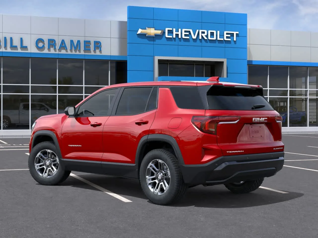 New 2026 Volcanic Red Tintcoat GMC Elevation image 3