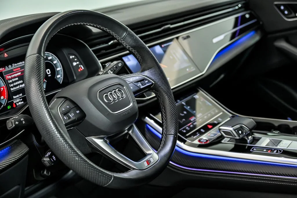 Used 2024 Red Audi 4.0T Premium Plus image 17
