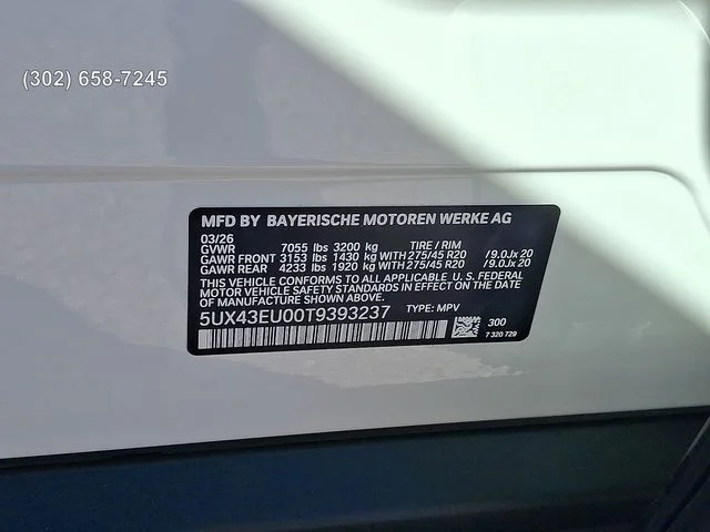 New 2026 Alpine White BMW xDrive50e image 20
