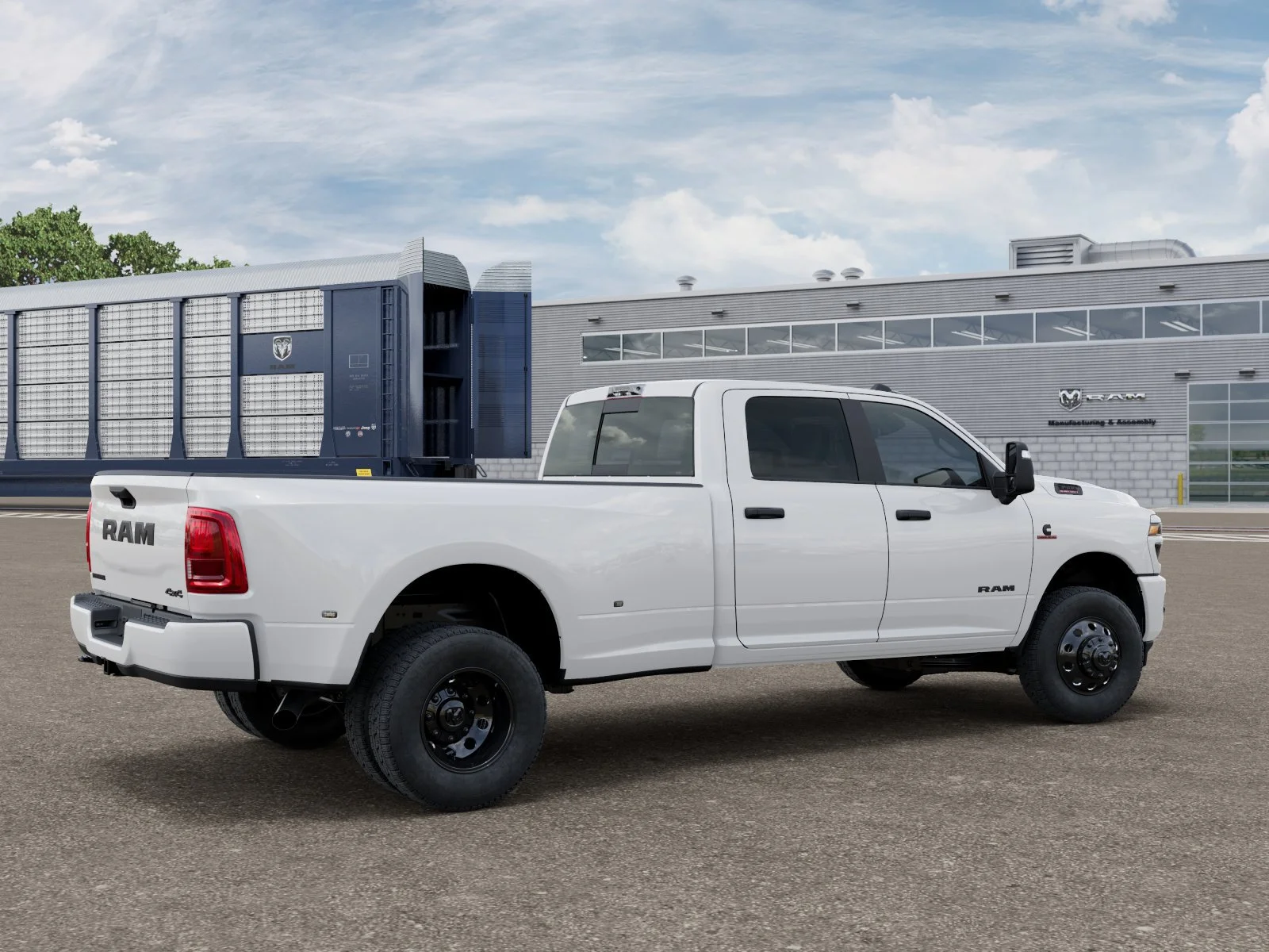 New 2026 Bright White Clear-Coat Exterior Paint RAM Big Horn image 4