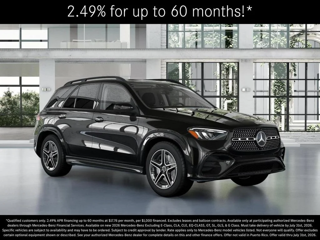New 2026 Obsidian Black Metallic Mercedes-Benz GLE 350 image 53