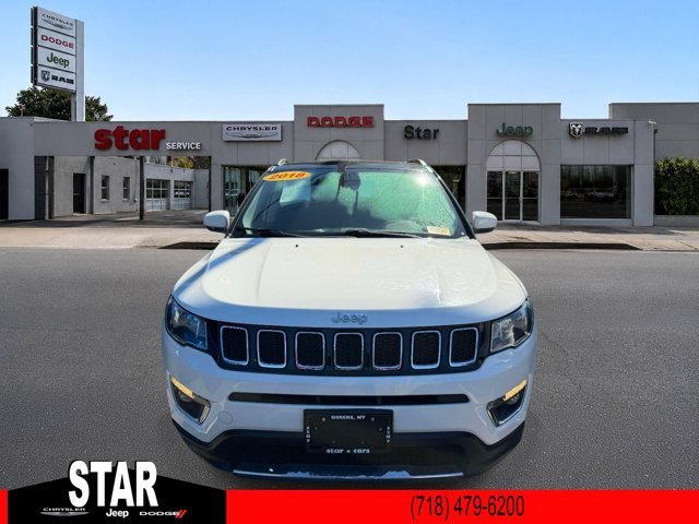 Certified 2018 Jeep Compass Limited with VIN 3C4NJDCB8JT400870 for sale in Queens, NY