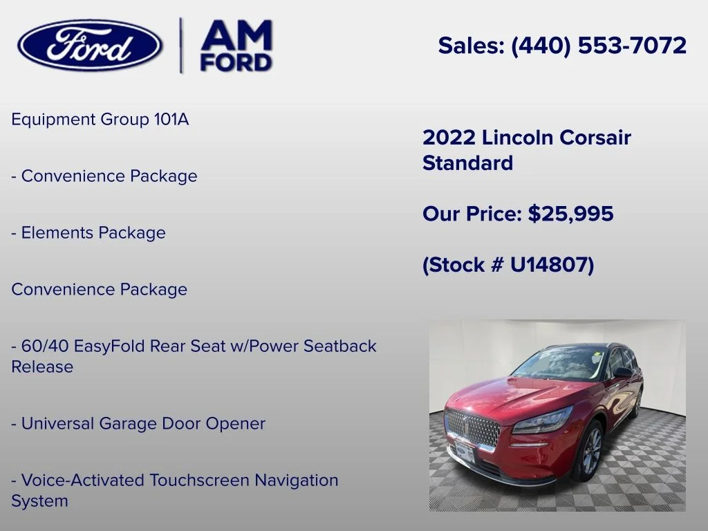 Used 2022 Red Lincoln Standard image 6