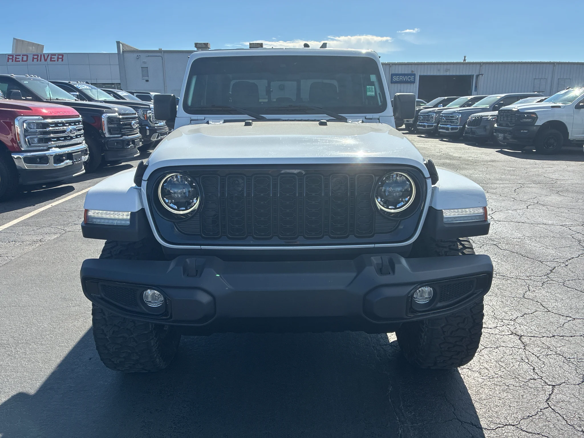Used 2024 Bright White Clearcoat Jeep Willys image 2
