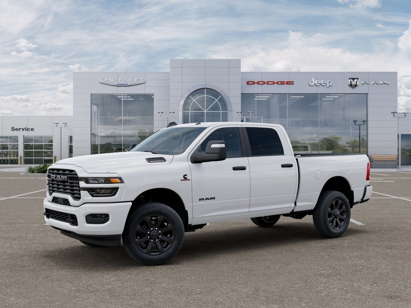 New 2026 Bright White Clearcoat RAM Big Horn image 25